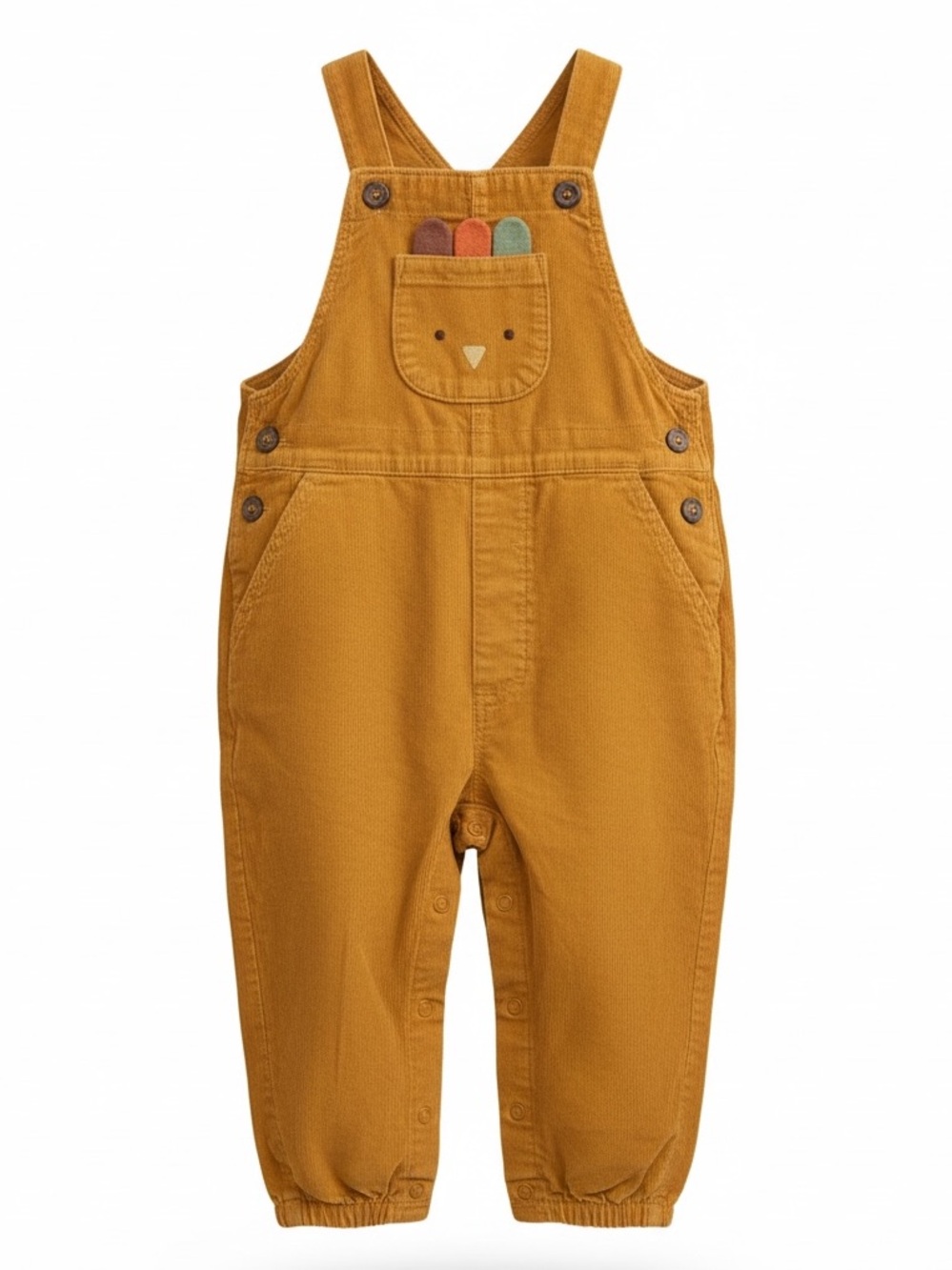 Carter’s Corduroy Turkey Thanksgiving Overall Set Size 18 months
